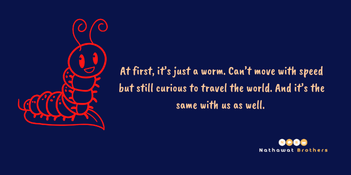 Transformation of caterpillar