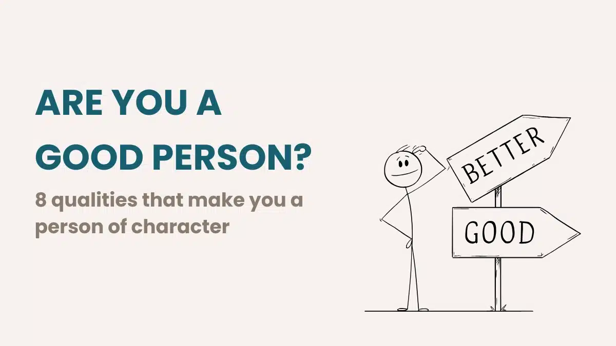 How to be a good person