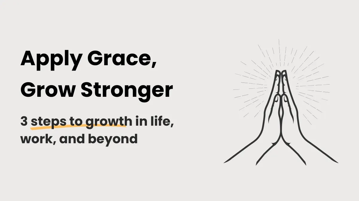 A complete take on growing through grace in life.